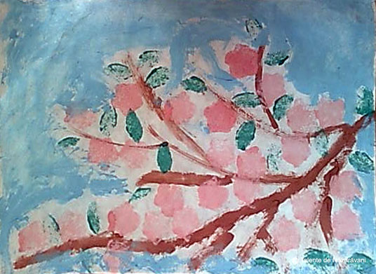 Flori de mar, pictura